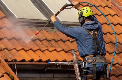 Démoussage et hydrofuge de toiture à Nant